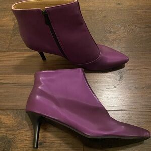 Women’s Purple Heel Boots Size 13